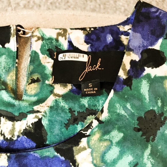 Green and blue Floral print dress - Picture 3 of 4